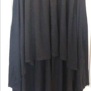 High to Low Black Maxi Skirt, American Eagle